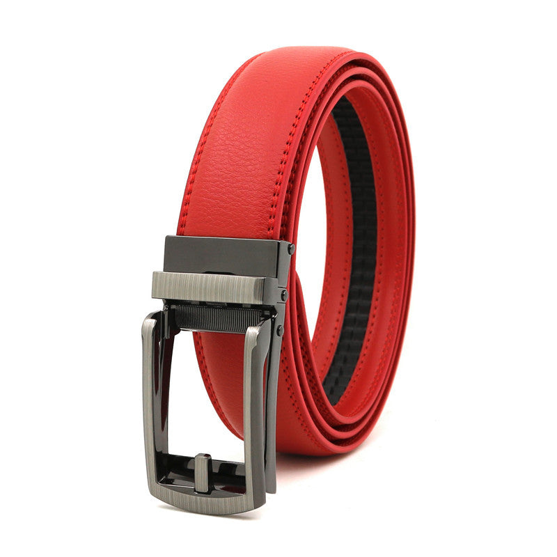 Men's Click Leather Belt ﻿