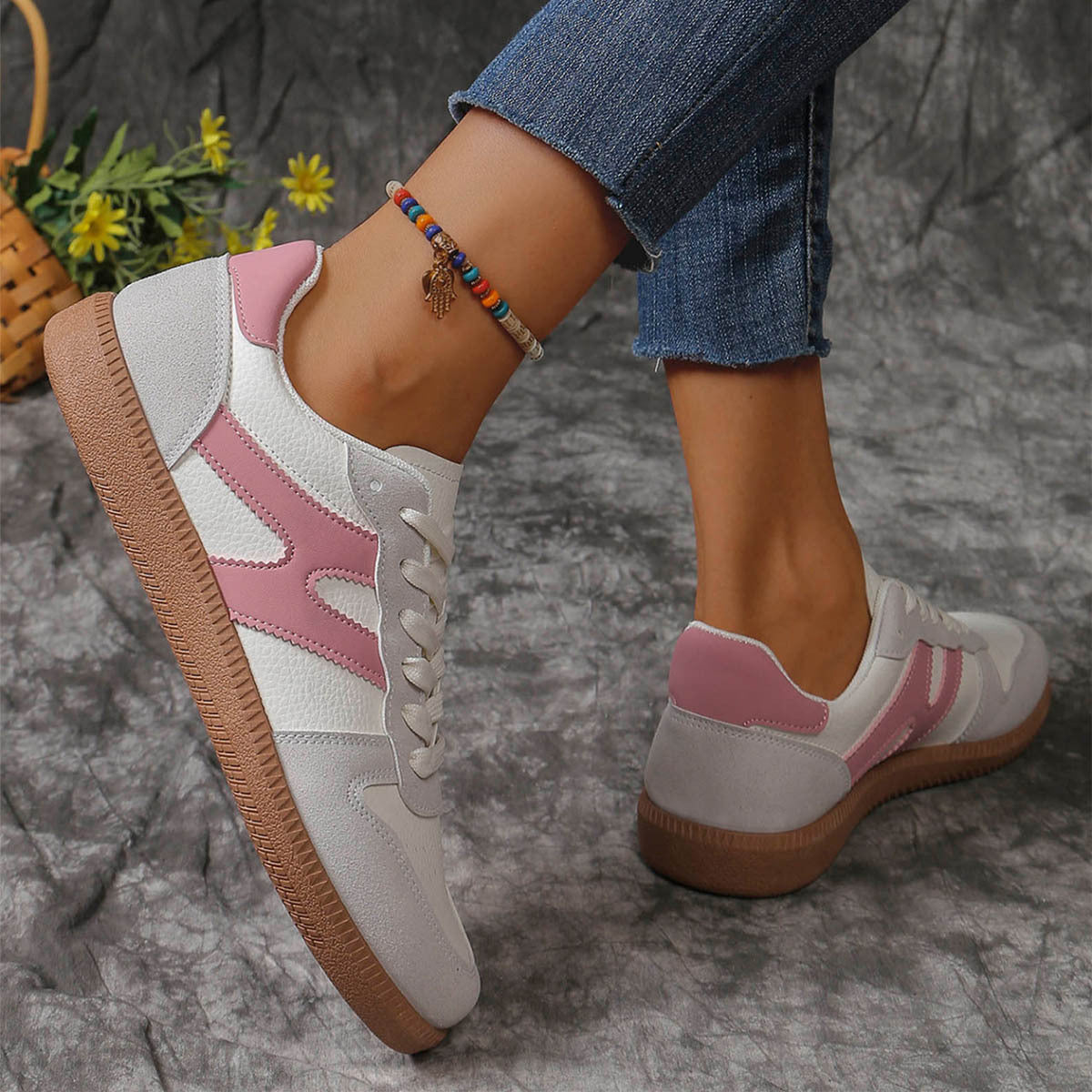 New  Lace-up Flats Shoes