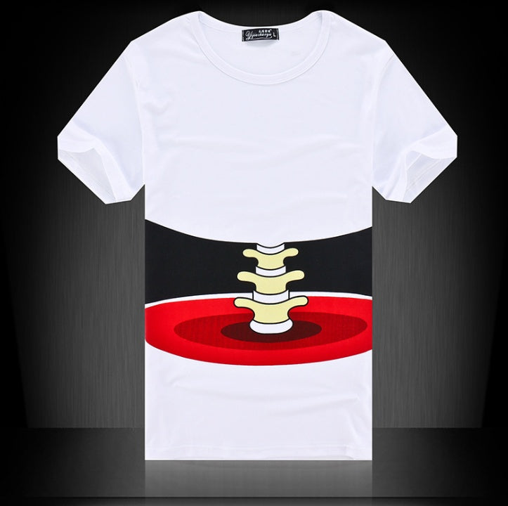 Summer Men's  T-Shirt Men's Cotton 3D Big Hand