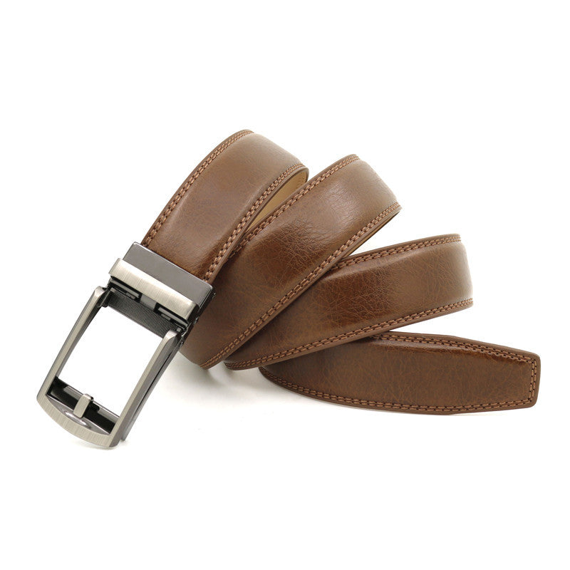 Men's Click Leather Belt ﻿