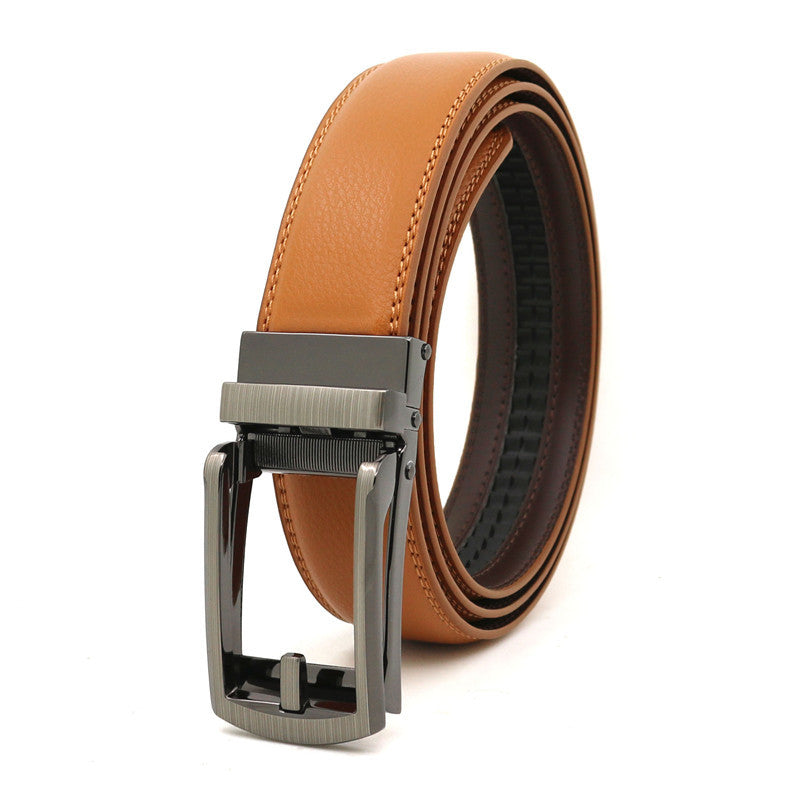 Men's Click Leather Belt ﻿