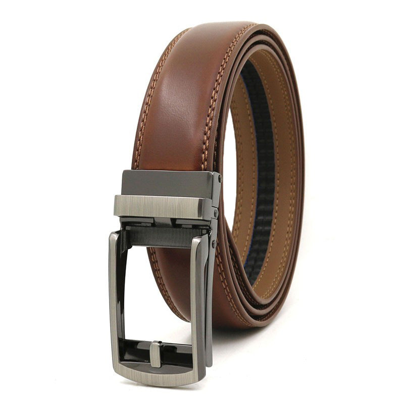 Men's Click Leather Belt ﻿