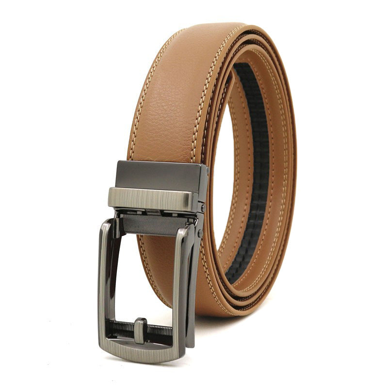 Men's Click Leather Belt ﻿