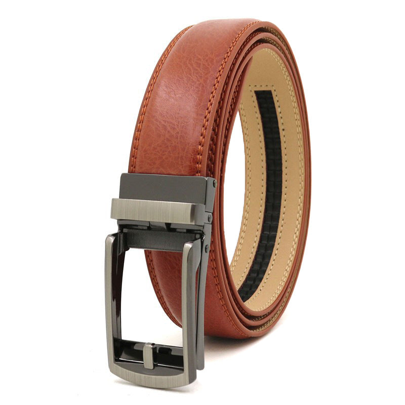 Men's Click Leather Belt ﻿