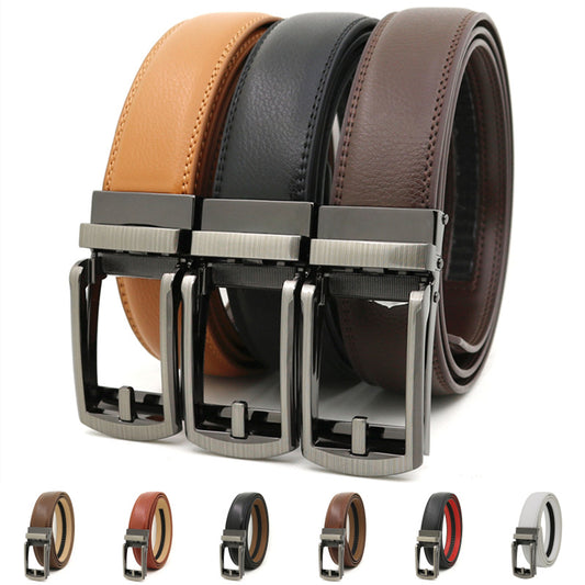 Men's Click Leather Belt ﻿