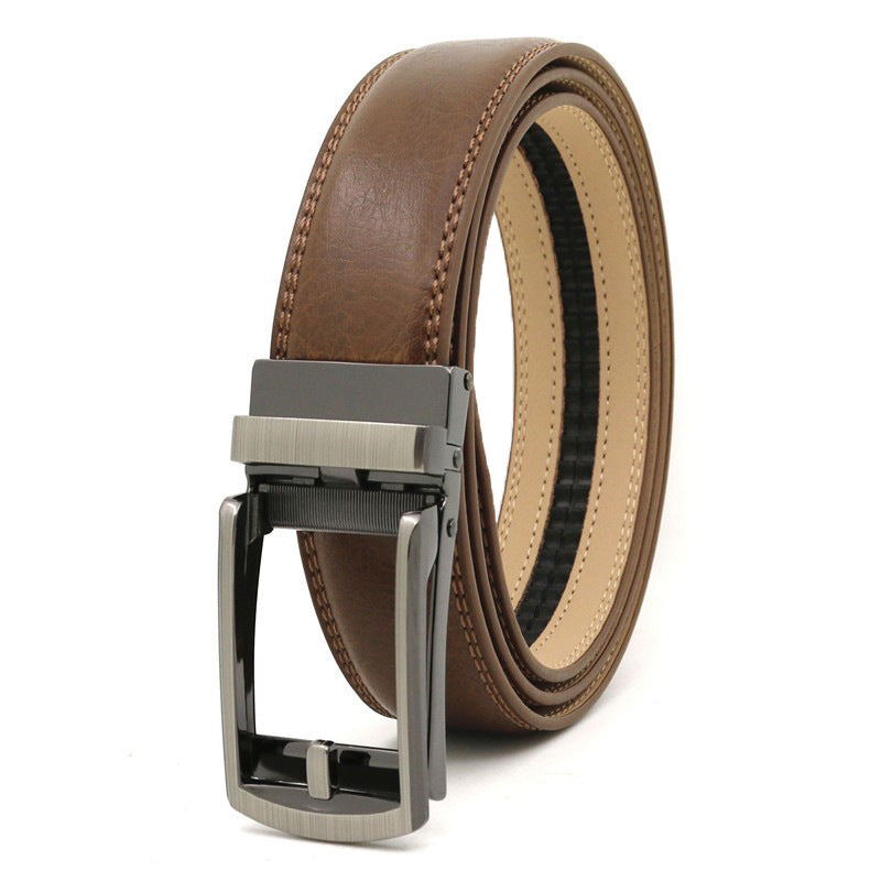 Men's Click Leather Belt ﻿