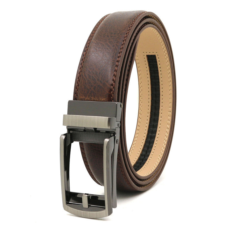 Men's Click Leather Belt ﻿