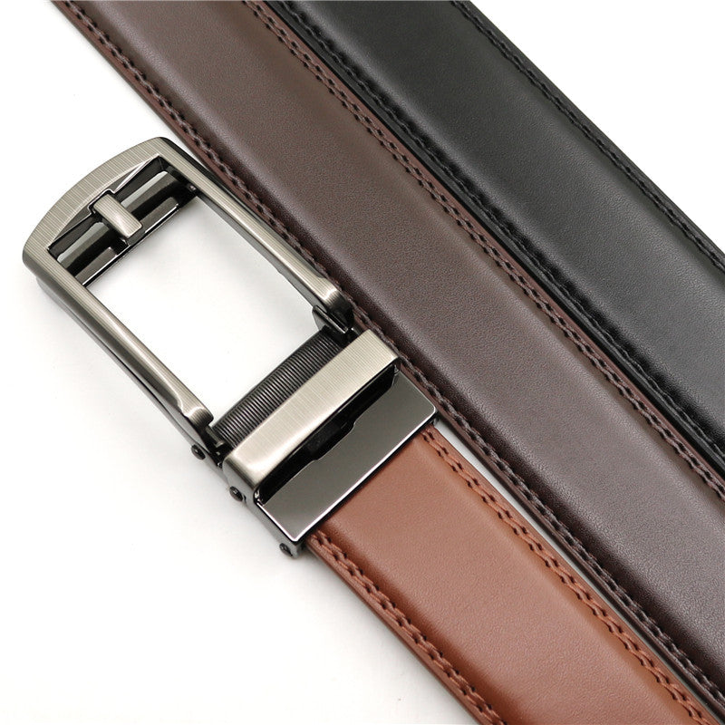 Men's Click Leather Belt ﻿