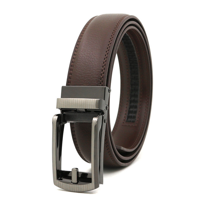 Men's Click Leather Belt ﻿