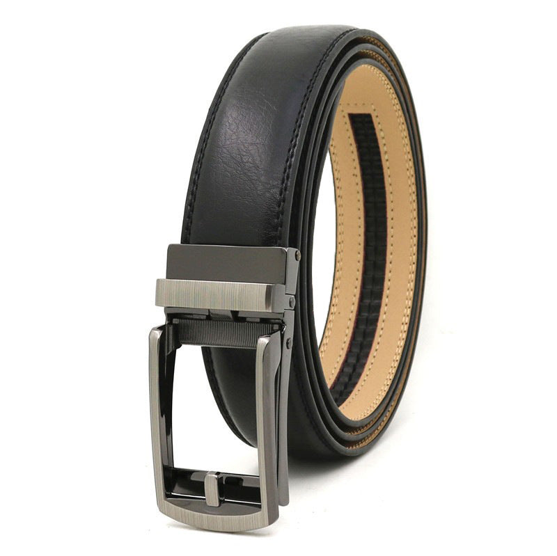 Men's Click Leather Belt ﻿