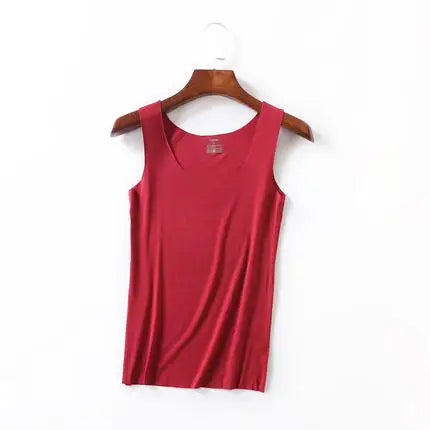 Tank Tops Soft Modal Vest Sleeveless