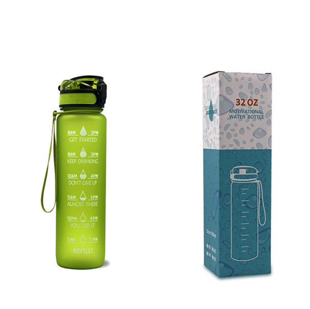 1L Tritan Water Bottle With Time Marker